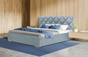 Кровать Caro, 180х200 см, серая цена и информация | Кровати | pigu.lt