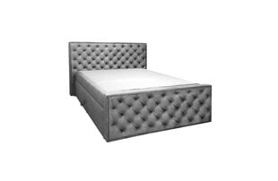 Континентальная кровать Suzy, 180x200 см, серая цена и информация | Кровати | pigu.lt