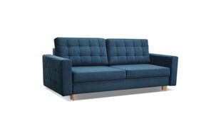 Sofa Erica, tamsiai mėlyna kaina ir informacija | Sofos | pigu.lt
