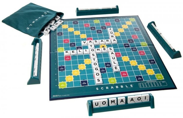 Žaidimas Scrabble, (Lietuvių kalba) kaina ir informacija | Stalo žaidimai, galvosūkiai | pigu.lt