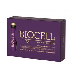 Maisto papildas Biocell Hair Shots 14x25ml (350ml) цена и информация | Витамины, пищевые добавки, препараты для красоты | pigu.lt