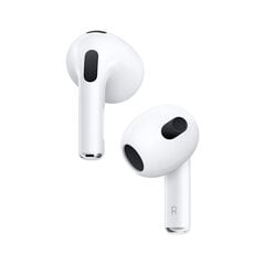 Apple AirPods (3rd generation) with MagSafe Charging Case - MME73ZM/A kaina ir informacija | Ausinės | pigu.lt