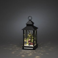 Рождественское светящееся украшение/фонарь Santa, 32 см цена и информация | Рождественские украшения | pigu.lt