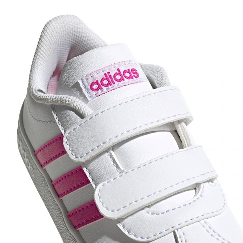 Adidas Vl Court 2.0 Cmf Jr EG3890 vaikiški kedai (70634) EG3890*23 kaina ir informacija | Sportiniai batai vaikams | pigu.lt