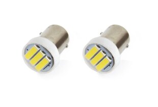 LED lemputės Standard BA9s 3xSMD 7020 12V 2vnt. kaina ir informacija | Automobilių lemputės | pigu.lt