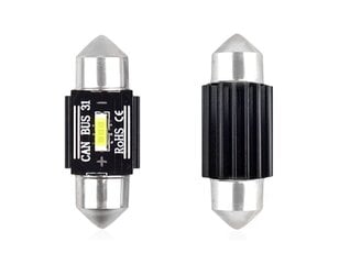 Lemputė Led canbus 1 smd ultrabright 1860 festoon 31mm baltas 12v/24v цена и информация | Автомобильные лампочки | pigu.lt