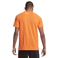 Marškinėliai vyrams Nike Breathe Squad TOP SS M 859850806, oranžiniai kaina ir informacija | Vyriški marškinėliai | pigu.lt