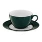 Ambition puodelių su lėkštutėmis rinkinys Aura Green, 12 dalių kaina ir informacija | Taurės, puodeliai, ąsočiai | pigu.lt