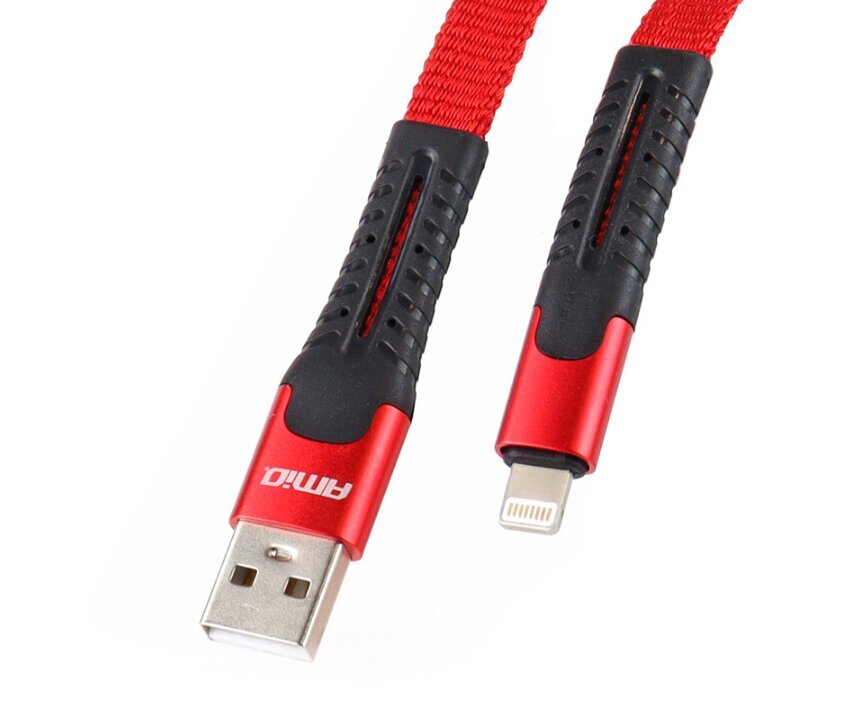 Spring Cable USB+Apple lightning 120cm FullLINK UC-13 kaina ir informacija | Laidai telefonams | pigu.lt