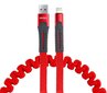 Spring Cable USB+Apple lightning 120cm FullLINK UC-13 kaina ir informacija | Laidai telefonams | pigu.lt