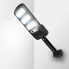 LTC Солнечный 24W 1800lm 3x LED IP65 Настенный светильник c PIR сэнсором встроенной солнечной панелю + аккумулятор цена и информация | Уличные светильники | pigu.lt