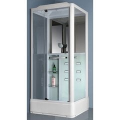 Masažinė dušo kabina SO134 kairė 90x90 kaina ir informacija | Hidromasažinės dušo kabinos | pigu.lt