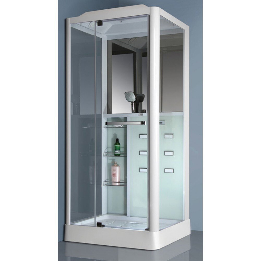 Masažinė dušo kabina so126 kairė 90x100 kaina ir informacija | Dušo kabinos | pigu.lt