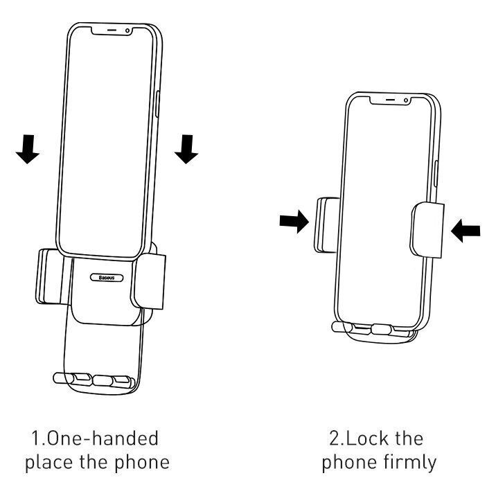 Baseus Easy Control Clamp kaina ir informacija | Telefono laikikliai | pigu.lt