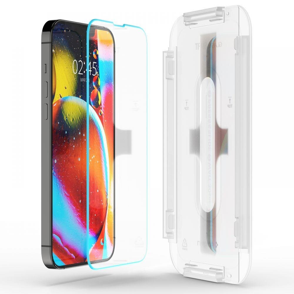 Spigen Glas.tr Ez Fit kaina ir informacija | Apsauginės plėvelės telefonams | pigu.lt