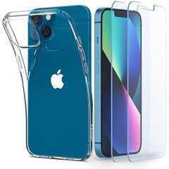 Spigen Crystal iPhone 13 Miniclear kaina ir informacija | Telefono dėklai | pigu.lt