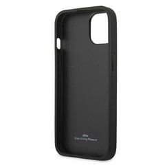 BMW Leather Back Case, Juodas kaina ir informacija | Telefono dėklai | pigu.lt