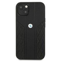 BMW Leather Back Case, Juodas kaina ir informacija | Telefono dėklai | pigu.lt