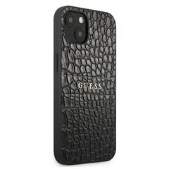 Guess GUHCP13MPCRBBK iPhone 13 6,1" czarny|black Croco Strap Collection цена и информация | Чехлы для телефонов | pigu.lt