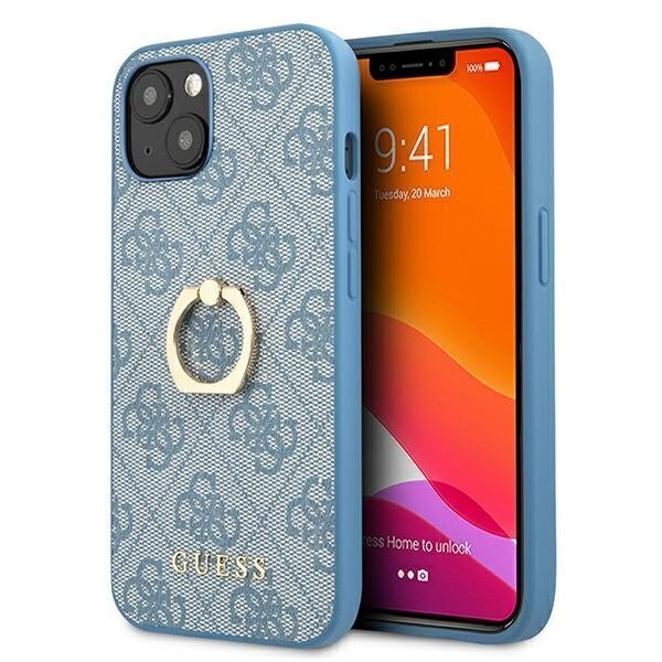 Guess telefono dėklas iPhone 13 Mini, mėlynas цена и информация | Telefono dėklai | pigu.lt