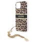 Guess GUHCP13SKBSLEO, skirtas iPhone 13 mini, rudas цена и информация | Telefono dėklai | pigu.lt