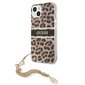 Guess GUHCP13SKBSLEO, skirtas iPhone 13 mini, rudas цена и информация | Telefono dėklai | pigu.lt