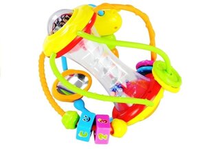 Цветная погремушка - мяч цена и информация | Игрушки для малышей | pigu.lt