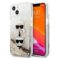 Telefono dėklas Karl Lagerfeld KLHCP13MKICGLD iPhone 13 6,1" kaina ir informacija | Telefono dėklai | pigu.lt