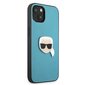 Karl Lagerfeld KLHCP13SPKMB, skirtas iPhone 13 mini, mėlynas цена и информация | Telefono dėklai | pigu.lt