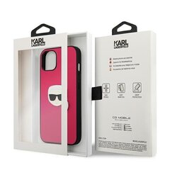 Karl Lagerfeld KLHCP13SPKMP, skirtas iPhone 13 mini, rožinis kaina ir informacija | Telefono dėklai | pigu.lt