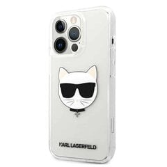 Karl Lagerfeld Choupette dėklas, skirtas iPhone 13 Pro Max (skaidrus) kaina ir informacija | Telefono dėklai | pigu.lt