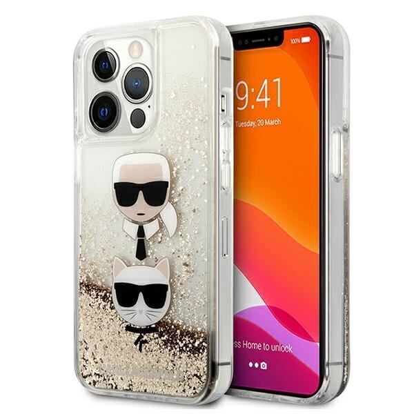 Telefono dėklas Karl Lagerfeld KLHCP13XKICGLD iPhone 13 Pro Max 6,7" цена и информация | Telefono dėklai | pigu.lt