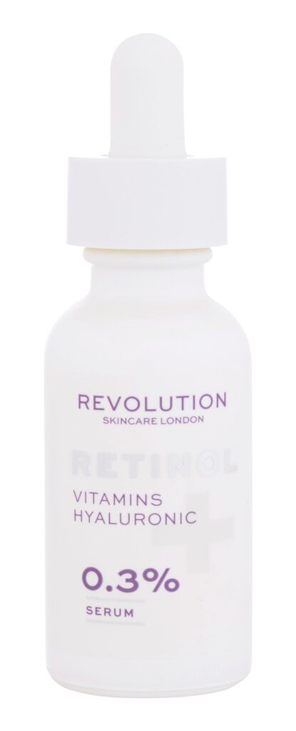 Veido serumas Revolution Skincare Retinol Vitamins Hialuronic 30 ml kaina ir informacija | Veido aliejai, serumai | pigu.lt