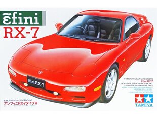 Дизайнер Тамия - Mazda Efini RX-7, 1/24, 24110 цена и информация | Конструкторы и кубики | pigu.lt