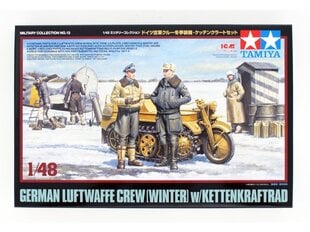 Конструктор Tamiya - German Luftwaffe Crew w/Kettenkraftrad, 1/48, 32412 цена и информация | Конструкторы и кубики | pigu.lt