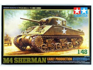 Konstruktorius Tamiya - M4 Sherman Early Production, 1/48, 32505 kaina ir informacija | Konstruktoriai ir kaladėlės | pigu.lt