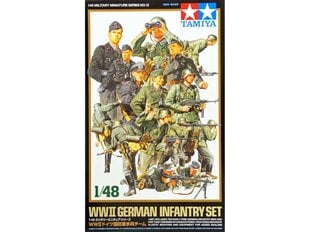Сборная пластиковая модель Tamiya - WW II German Infantry Set, 1/48, 32512 цена и информация | Конструкторы и кубики | pigu.lt