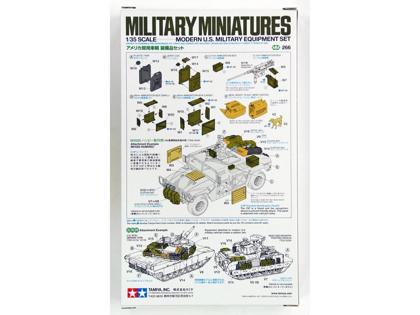 Military Equipment Set, Tamiya 35266 (2003)