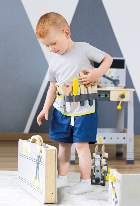Juosta su įrankiais Small foot Miniwob kaina ir informacija | Žaislai berniukams | pigu.lt