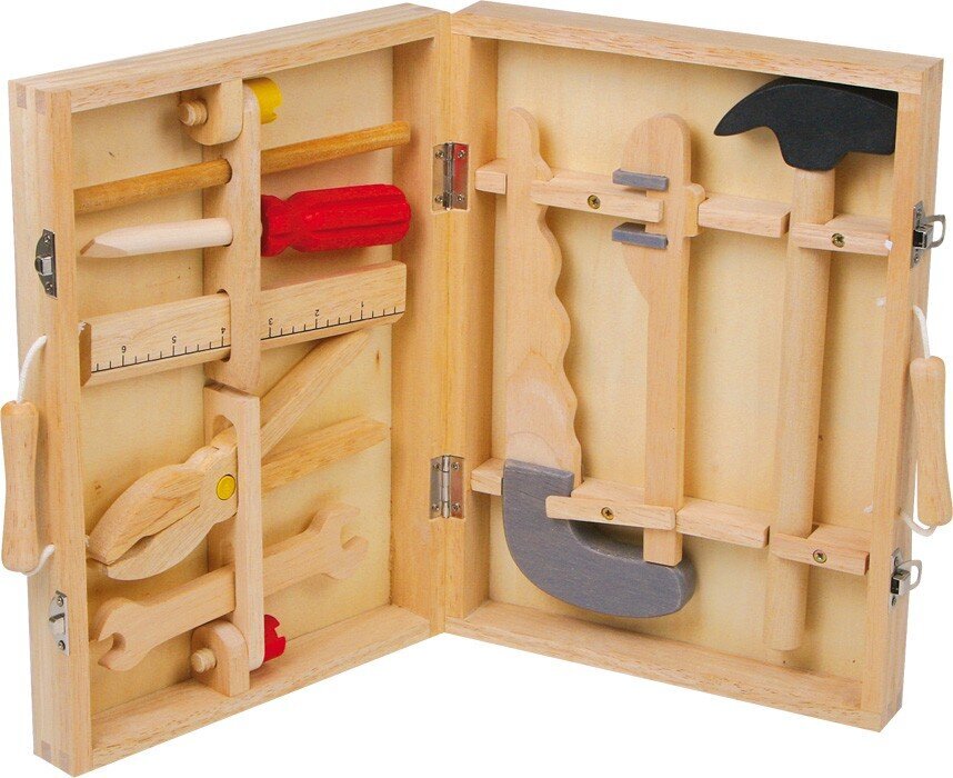 Įrankių dėžė su įrankiais Small foot kaina ir informacija | Žaislai berniukams | pigu.lt