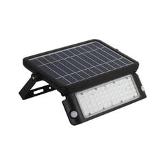 Taškinis šviestuvas Solar 10W su jutikliu, juodas 1080Lm kaina ir informacija | Lauko šviestuvai | pigu.lt