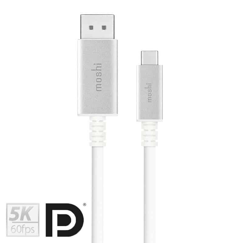 Moshi, USB-C - DisplayPort, 1,5 m kaina ir informacija | Laidai telefonams | pigu.lt