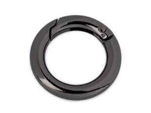 Užsegimas-žiedas 29mm, juodintas kaina ir informacija | Papuošalų gamybai, vėrimui | pigu.lt