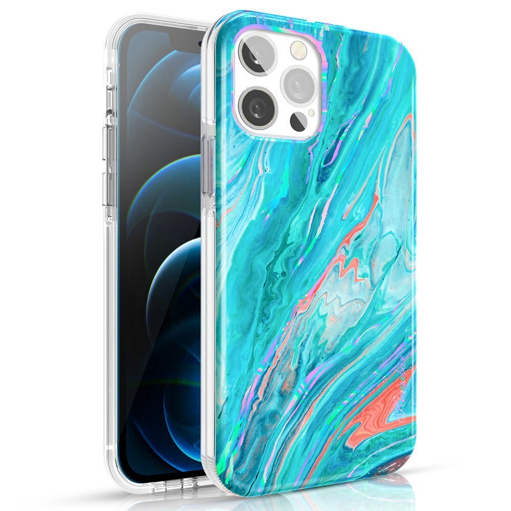 Kingxbar Watercolor Series Color Case цена и информация | Telefono dėklai | pigu.lt