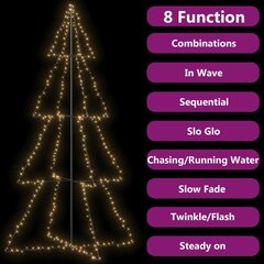Kalėdinė šviečianti dekoracija Eglutė, 360 LED kaina ir informacija | Kalėdinės dekoracijos | pigu.lt
