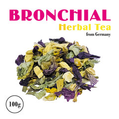 Bronchų žolelių arbata, Bronchial Herbal tea, 100 g kaina ir informacija | Arbata | pigu.lt