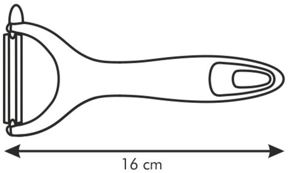 Tescoma Presto skustukas, baltas, 16 cm цена и информация | Virtuvės įrankiai | pigu.lt