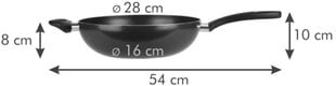 Tescoma Presto Wok keptuvė, Ø 28 cm kaina ir informacija | Keptuvės | pigu.lt