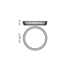 Tescoma Gusto kepimo forma kišui, 29 cm kaina ir informacija | Kepimo indai, popierius, formos | pigu.lt