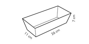 Tescoma Delicia kepimo forma, 26x11 cm kaina ir informacija | Kepimo indai, popierius, formos | pigu.lt